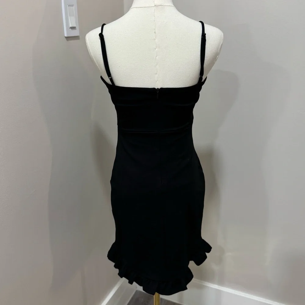 Lulu's‎ Spoonful of Sass Black Bodycon Mini Dress small